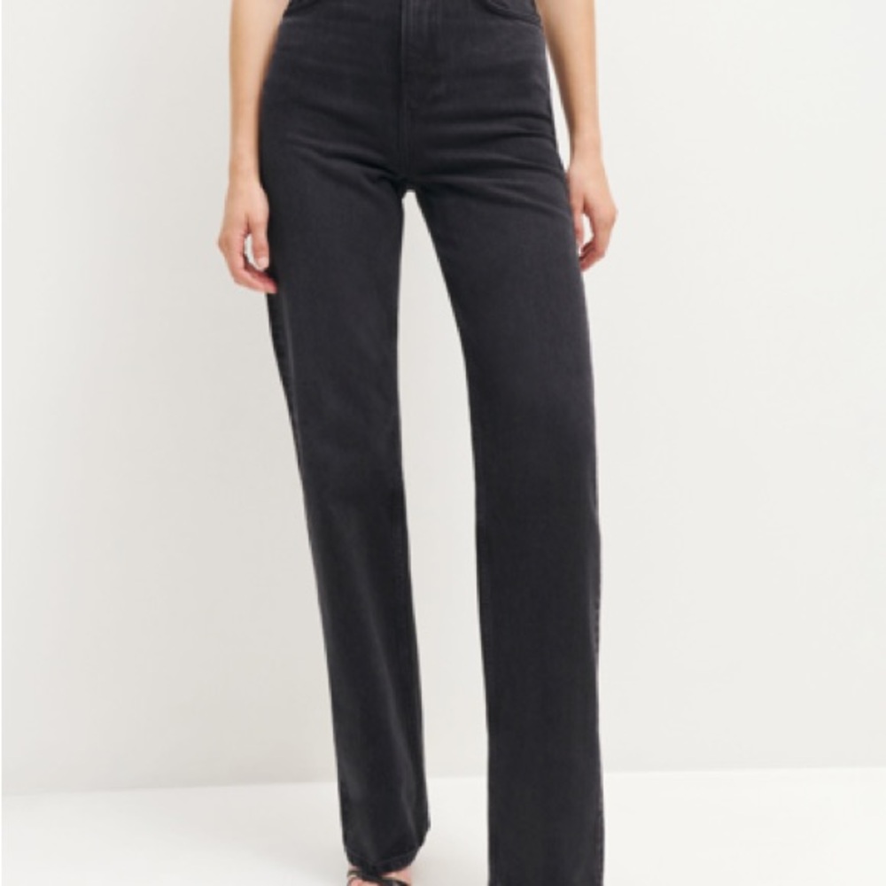 Reformation Black Wilder Jeans